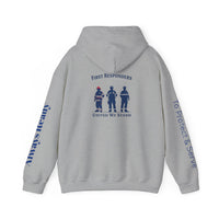 First Responders Unisex Hoodie - Honor, Support & Unite