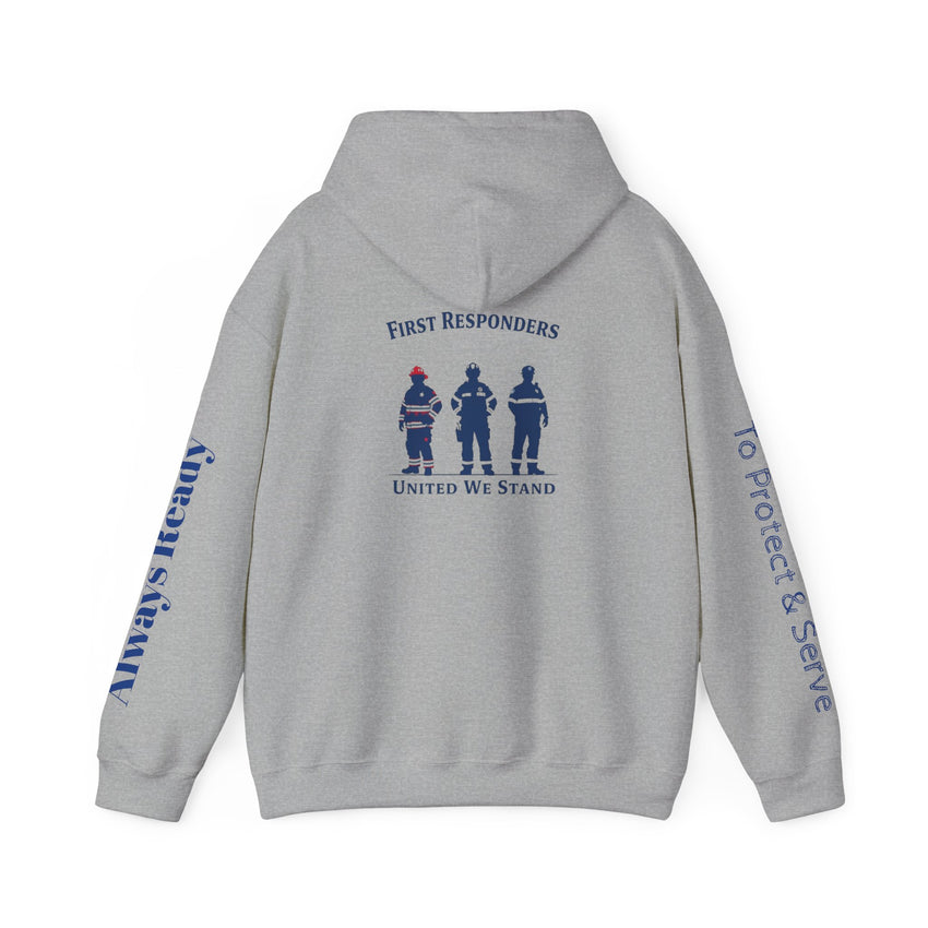 First Responders Unisex Hoodie - Honor, Support & Unite