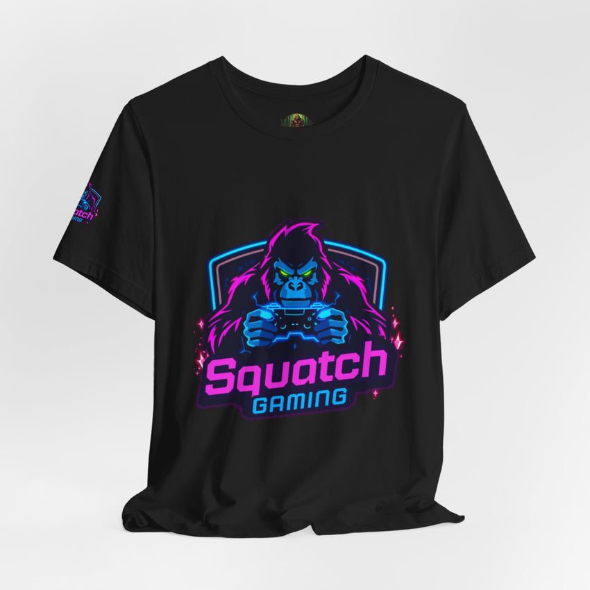Squatch Gaming Logo Tee | Gamer Badge T-Shirt