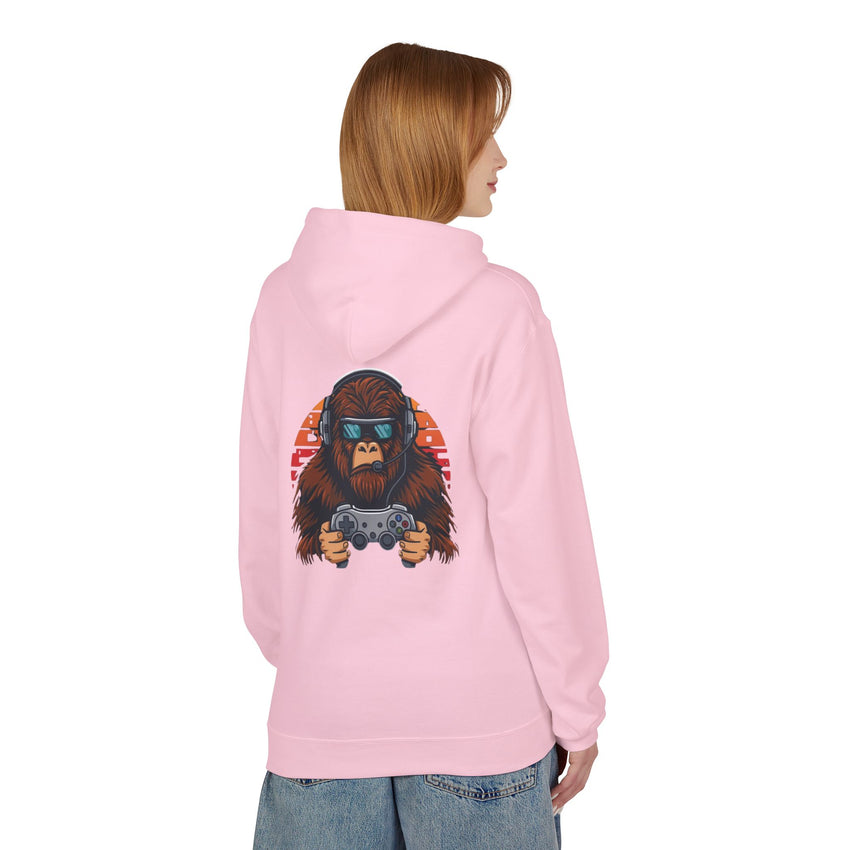 Gaming Ape Gamer Hoodie | Squatch Gaming Logo, Retro Controller