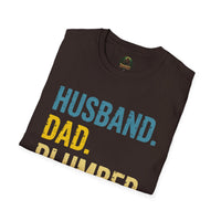 Husband Dad Plumber Legend T-Shirt | Trade Pride Worker Tee