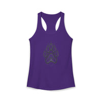 Pet Paw Print Tank Top | Paw Print Graphic Racerback Tank