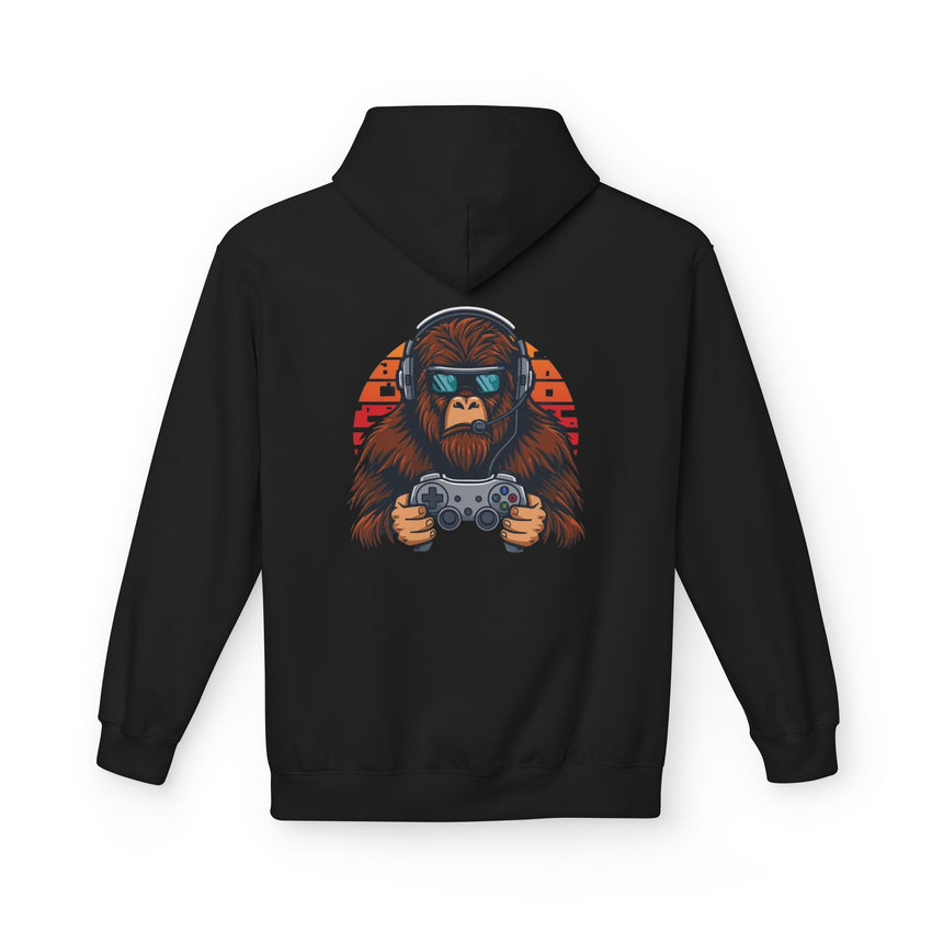 Gaming Ape Gamer Hoodie | Squatch Gaming Logo, Retro Controller
