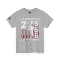 Unisex Heavy Cotton Tee with Empowering Gun Rights graphics