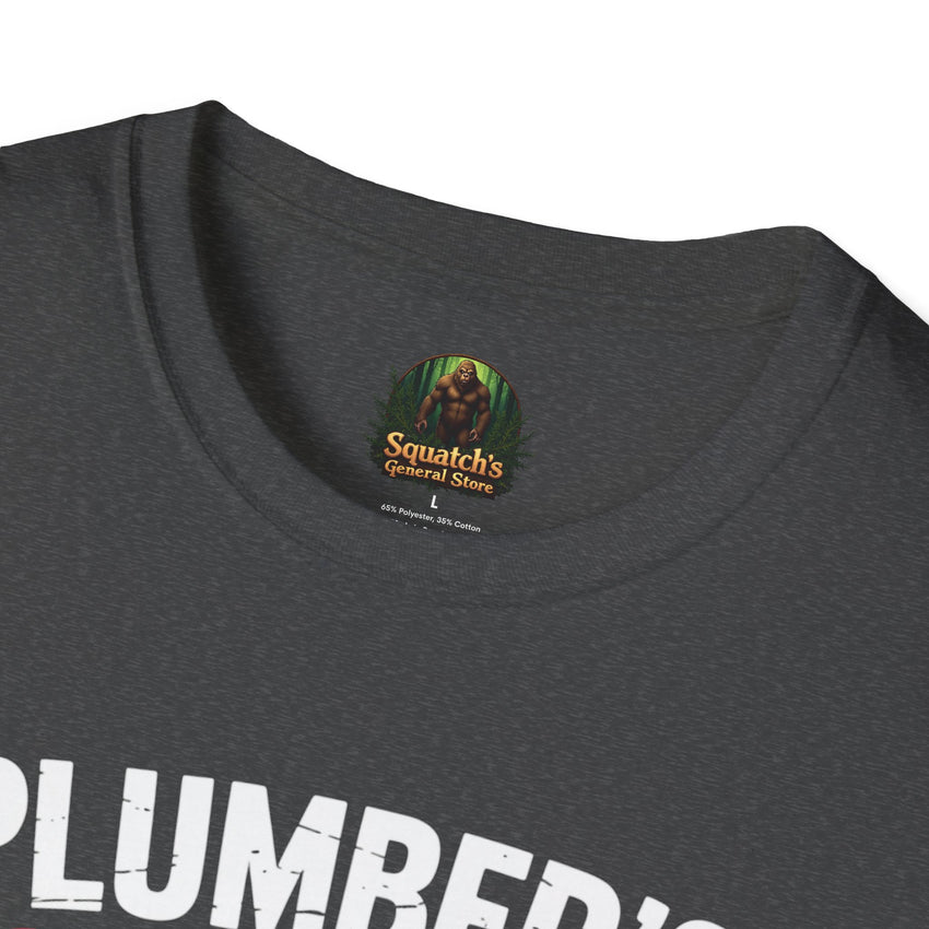 Plumber's Wife Funny Quote T-Shirt | Tradeswoman Spouse Shirt