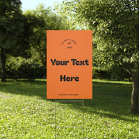 Customizable Plastic Yard Sign for Celebrations, Events, Birthdays, Announcements, or Home Decor