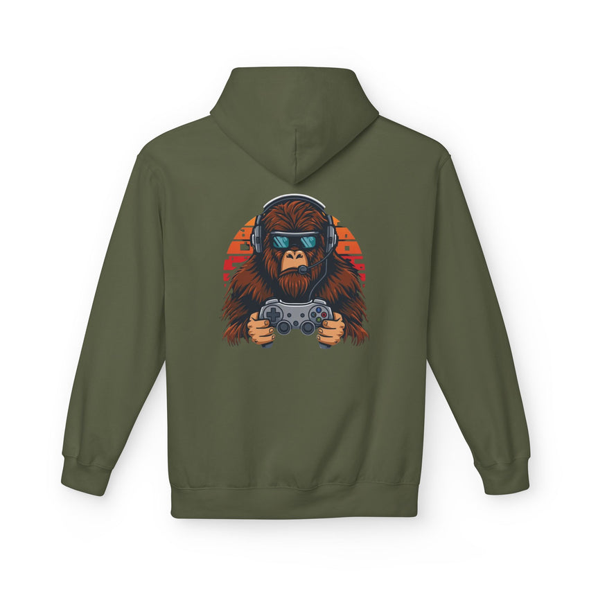 Gaming Ape Gamer Hoodie | Squatch Gaming Logo, Retro Controller