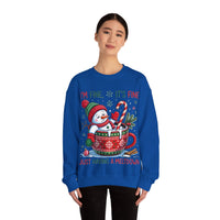 Im fine snowman Christmas sweatshirt