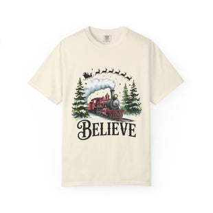 Believe train christmas tshirt , Do you believe ?