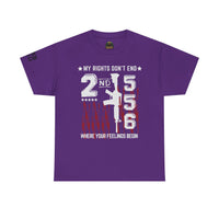 Unisex Heavy Cotton Tee with Empowering Gun Rights graphics