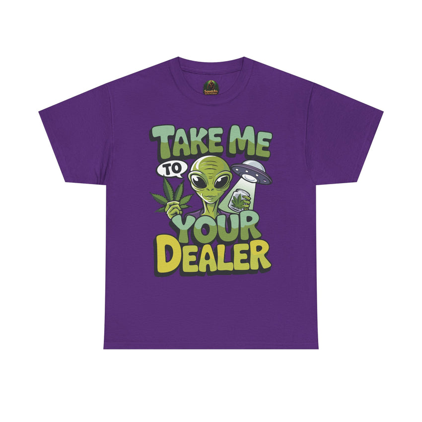 Alien Humor T-Shirt - Funny Graphic Tee for UFO Lovers