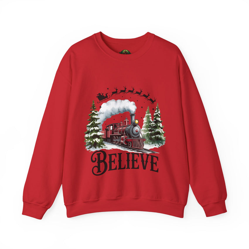 Believe in Santa train sweatshirt , Do you believe?
