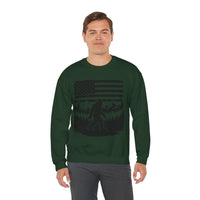 Bigfoot American Flag Crewneck Sweatshirt