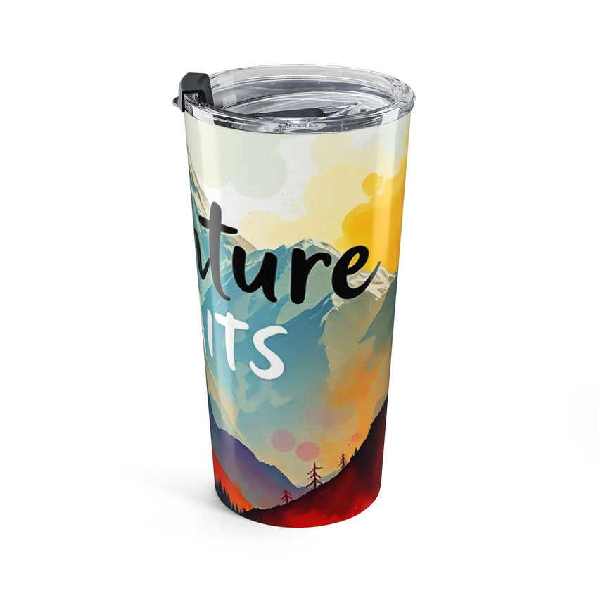 Adventure Awaits 20oz Tumbler - Travel and Outdoor Inspired Drinkware