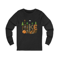 Outdoor Adventure Long Sleeve Tee - 'Hike' Graphic