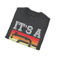 It's A Trap trumpet T-Shirt | Retro Striped Trombone Band Humor