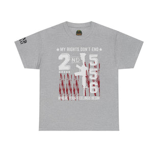 Unisex Heavy Cotton Tee with Empowering Gun Rights graphics