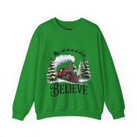 Believe in Santa train sweatshirt , Do you believe?