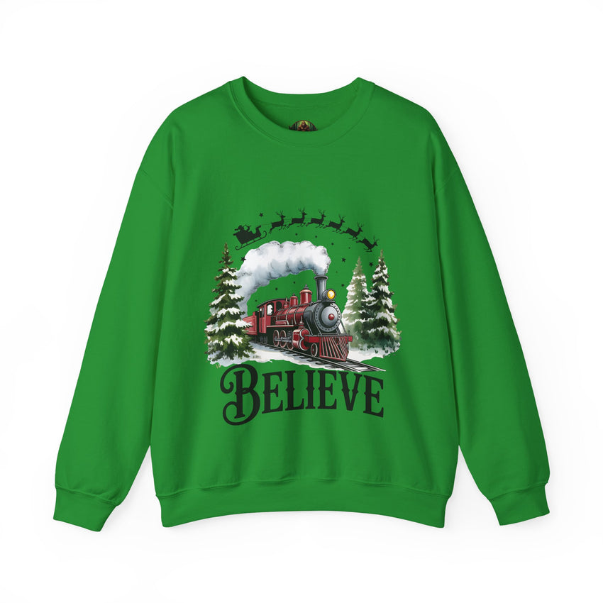 Believe in Santa train sweatshirt , Do you believe?