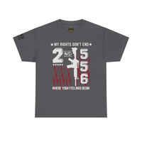 Unisex Heavy Cotton Tee with Empowering Gun Rights graphics