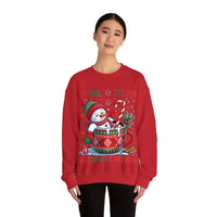Im fine snowman Christmas sweatshirt