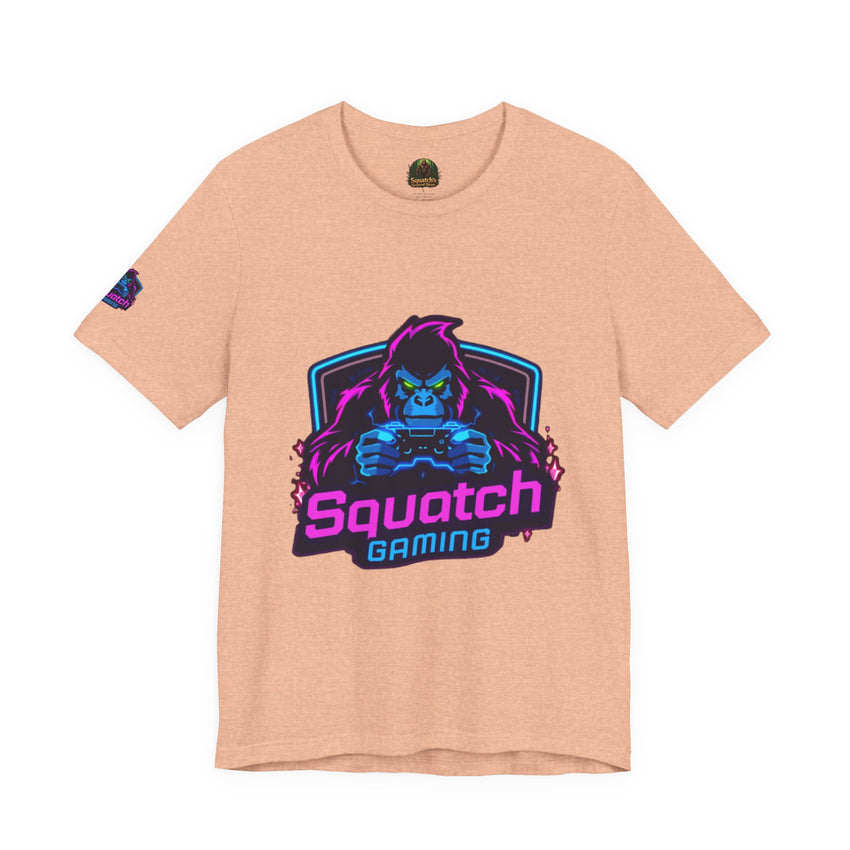 Squatch Gaming Logo Tee | Gamer Badge T-Shirt
