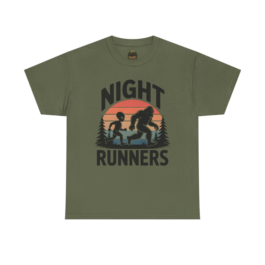 Night Runners Alien Unisex Cotton Tee