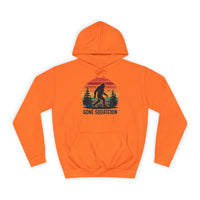 Retro Bigfoot Hoodie - "Gone Squatchin"