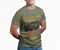 Tow Truck Operator Tee - Perfect Gift for Drivers, Funny Work Shirt, Mechanic Humor, Towing Company Apparel, Heavy Cotton Tee