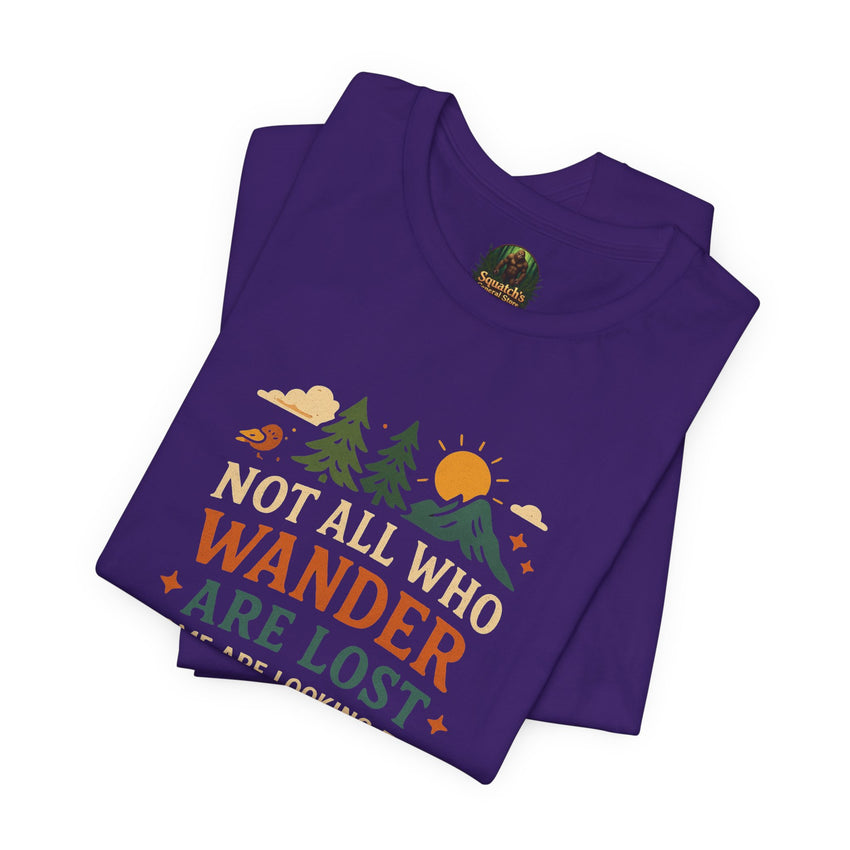 Adventure-Inspiring Short Sleeve Tee, Nature Lovers Shirt, Unisex Casual Tee, Gift for Hikers, Outdoor Enthusiast Apparel