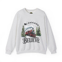 Believe in Santa train sweatshirt , Do you believe?