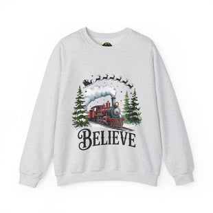 Believe in Santa train sweatshirt , Do you believe?