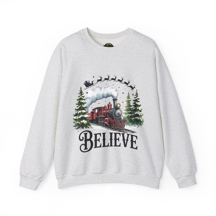 Believe in Santa train sweatshirt , Do you believe?
