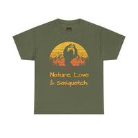 Nature,Love & Sasquatch Tshirt