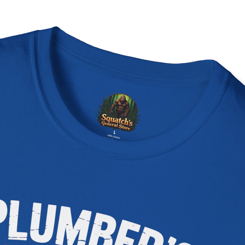 Plumber's Wife Funny Quote T-Shirt | Tradeswoman Spouse Shirt