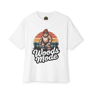 Retro Bigfoot Woods Mode Unisex Oversized Tee