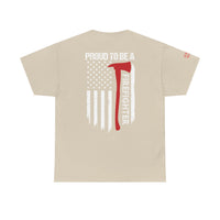 Proud Firefighter Tee, Unisex Heavy Cotton T-Shirt