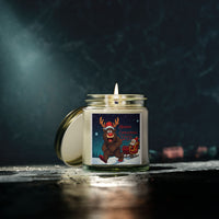 Holiday Scented Candles - Coconut Apricot Wax (4oz, 9oz) - Merry Christmas 2023