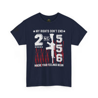 Unisex Heavy Cotton Tee with Empowering Gun Rights graphics