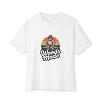 Retro Bigfoot Woods Mode Unisex Oversized Tee