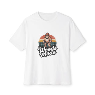 Retro Bigfoot Woods Mode Unisex Oversized Tee