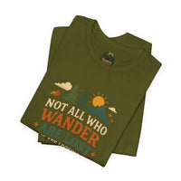 Adventure-Inspiring Short Sleeve Tee, Nature Lovers Shirt, Unisex Casual Tee, Gift for Hikers, Outdoor Enthusiast Apparel