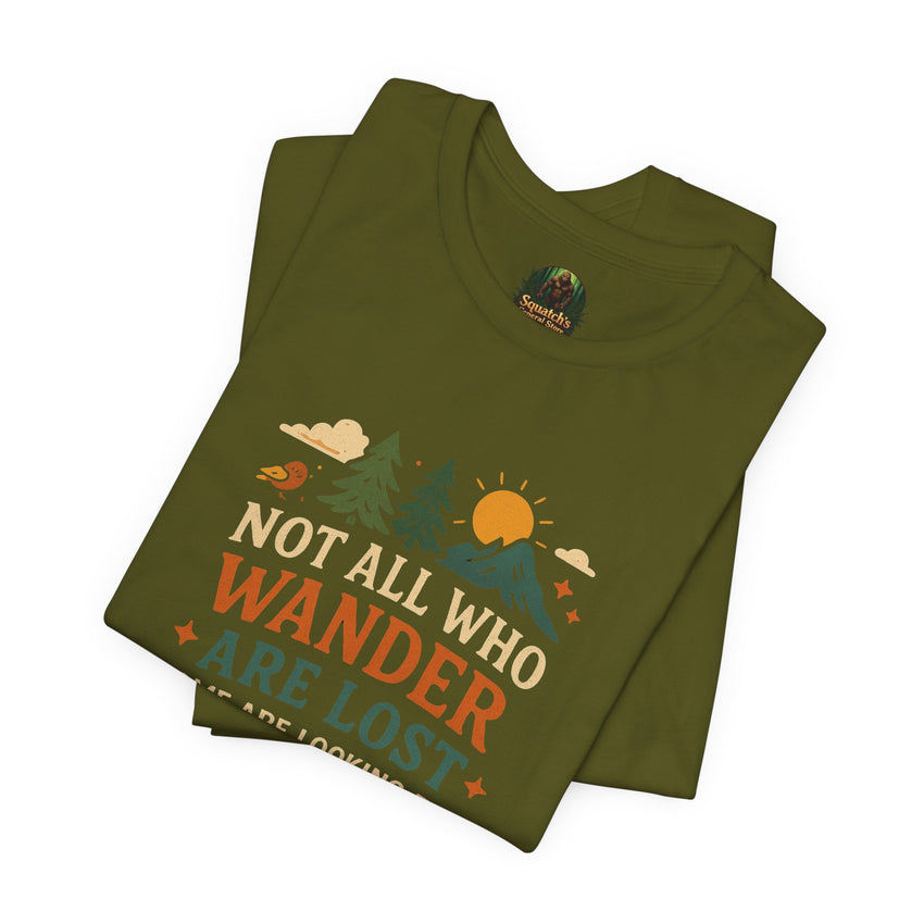 Adventure-Inspiring Short Sleeve Tee, Nature Lovers Shirt, Unisex Casual Tee, Gift for Hikers, Outdoor Enthusiast Apparel