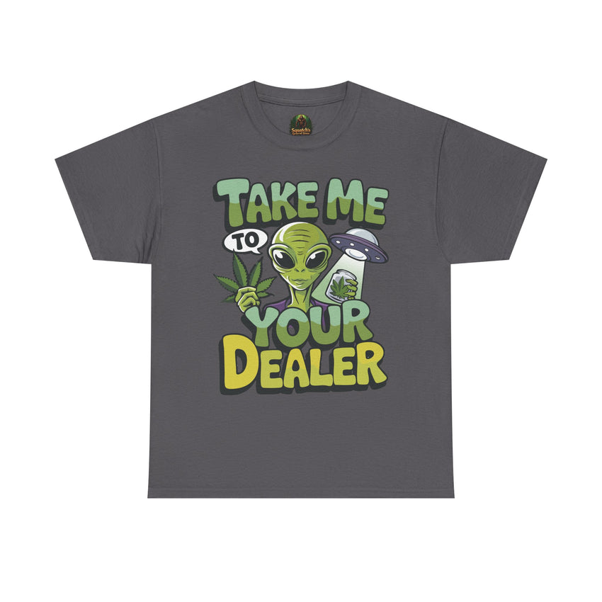 Alien Humor T-Shirt - Funny Graphic Tee for UFO Lovers