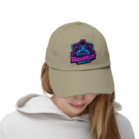 Squatch Gaming logo Cap | Neon Sasquatch gamer hat