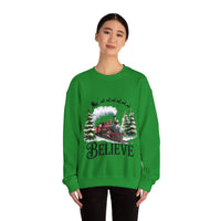 Believe in Santa train sweatshirt , Do you believe?