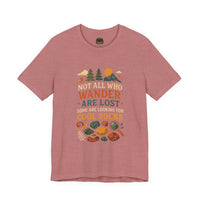 Adventure-Inspiring Short Sleeve Tee, Nature Lovers Shirt, Unisex Casual Tee, Gift for Hikers, Outdoor Enthusiast Apparel
