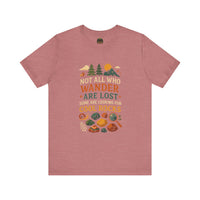 Adventure-Inspiring Short Sleeve Tee, Nature Lovers Shirt, Unisex Casual Tee, Gift for Hikers, Outdoor Enthusiast Apparel