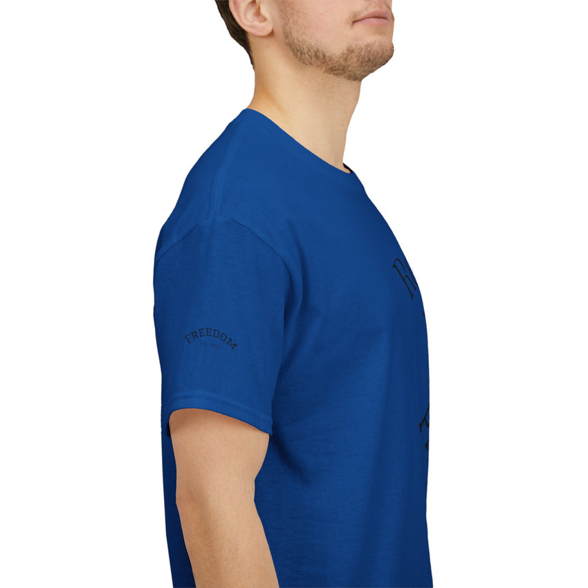 Retired Not My Problem Unisex Heavy Cotton Tee - Casual Comfort for Retirement Celebrations