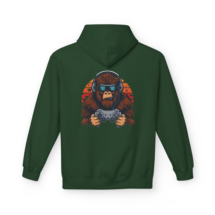 Gaming Ape Gamer Hoodie | Squatch Gaming Logo, Retro Controller